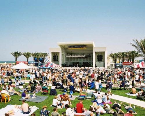 A crowded concert at Sea Walk Pavilion